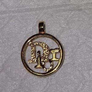 Christian Dior Logo Necklace Pendant